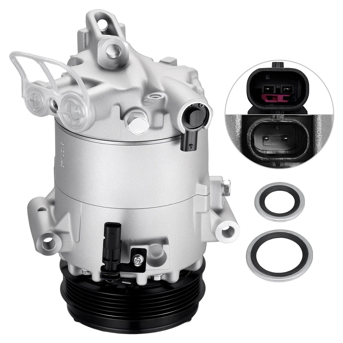 A/C Compressor with Clutch for Chevrolet Equinox GMC Terrain (2018–2024)