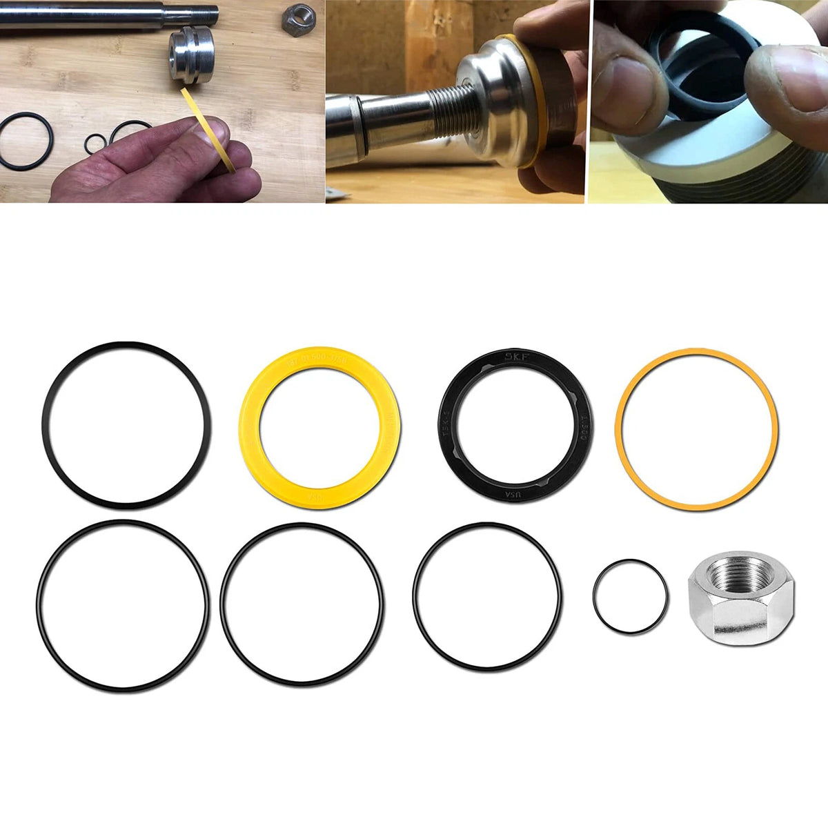 Tilt Hydraulic Cylinder Seal Kit for Bobcat Skid Steer Loader B100 B250
