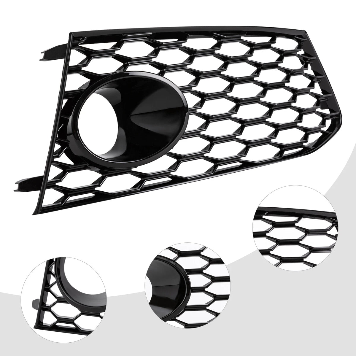 Right Side Bumper Fog Light Grille Cover for Audi RS7 (2014–2018)