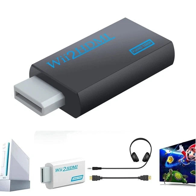 Wii to HDMI Converter for Wii (Full HD, Audio Output)