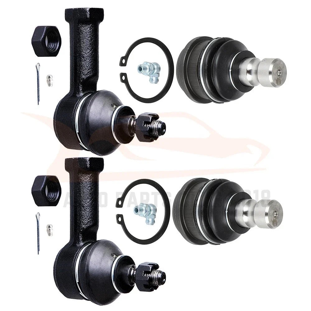 Set of 2 Front Lower Ball Joints Outer Tie Rod End for Chrysler Sebring (2001–2005)
