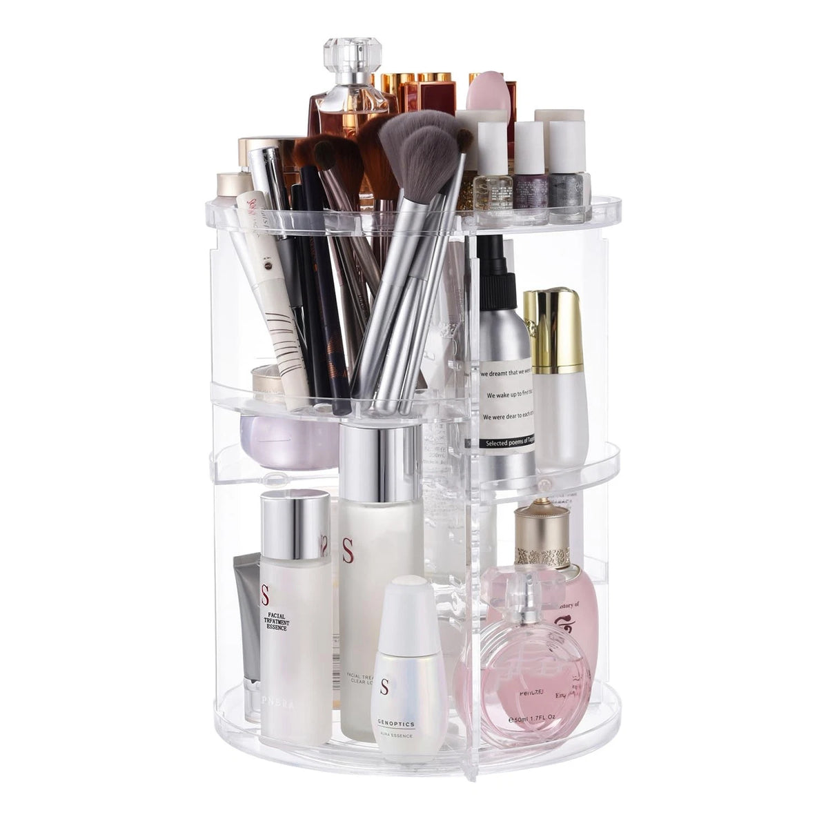 360 Rotating Makeup Organizer for Adjustable Storage (2010–2023)