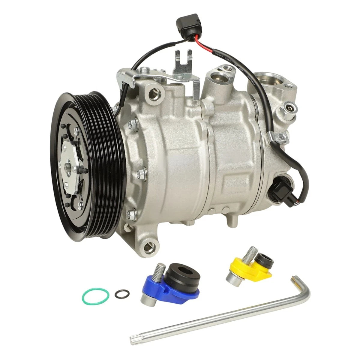 A/C Compressor with Clutch for Audi Q7 A7 A6 (2016–2018) 4M0820803B 4M0820803K 4M0820803M