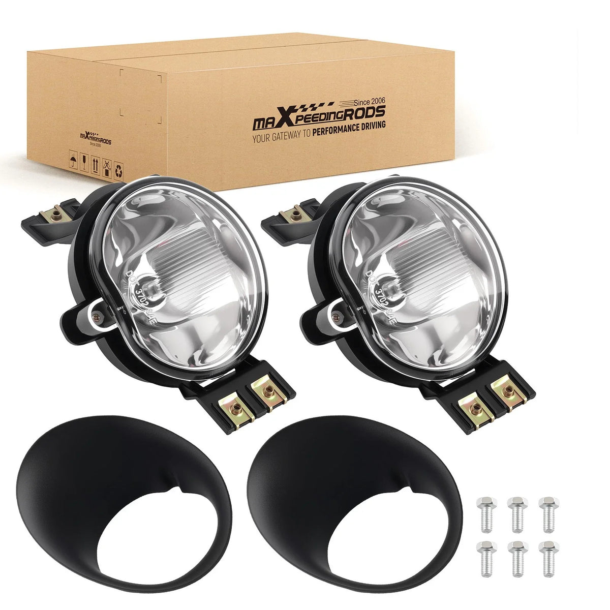 Fog Light Set of 2 for Dodge Durango (2004–2006) Ram 1500 (2002–2008) CH2592121 Halogen