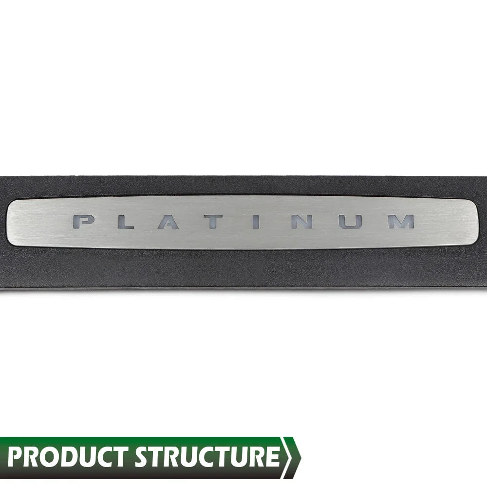 Set of 2 LED Illuminated Door Sill Plates for Super Duty Crew Cab (2017–2022)