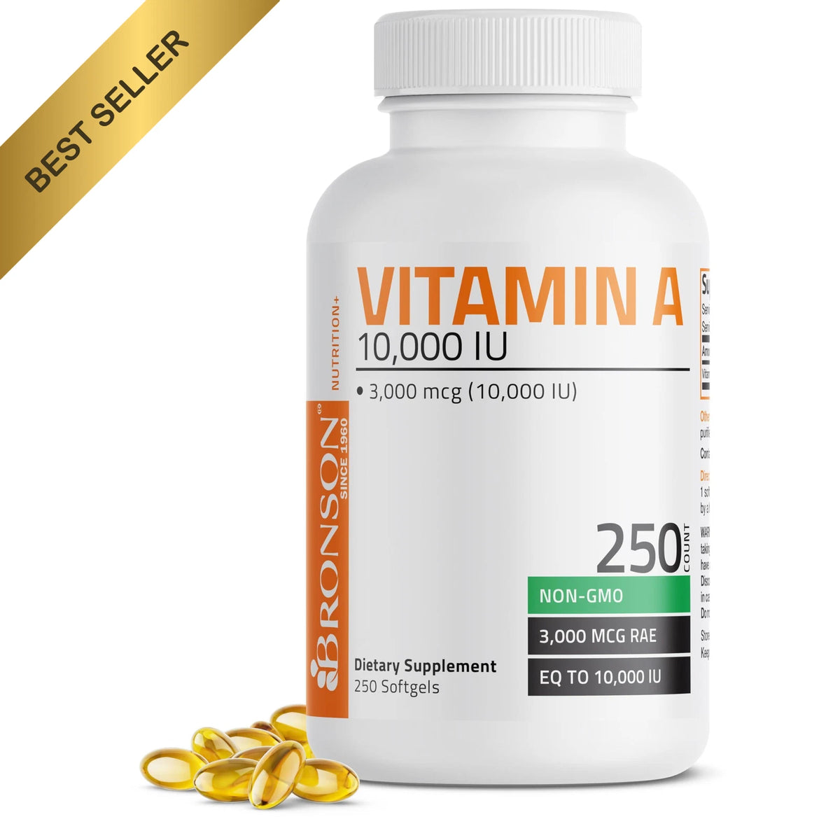 Vitamin A 10000 IU for Immune Support and Healthy Vision (250 Count)