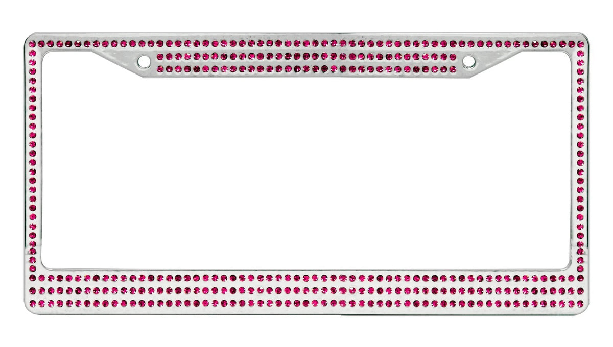 Chrome License Plate Frame for Universal Fit (LF659P)