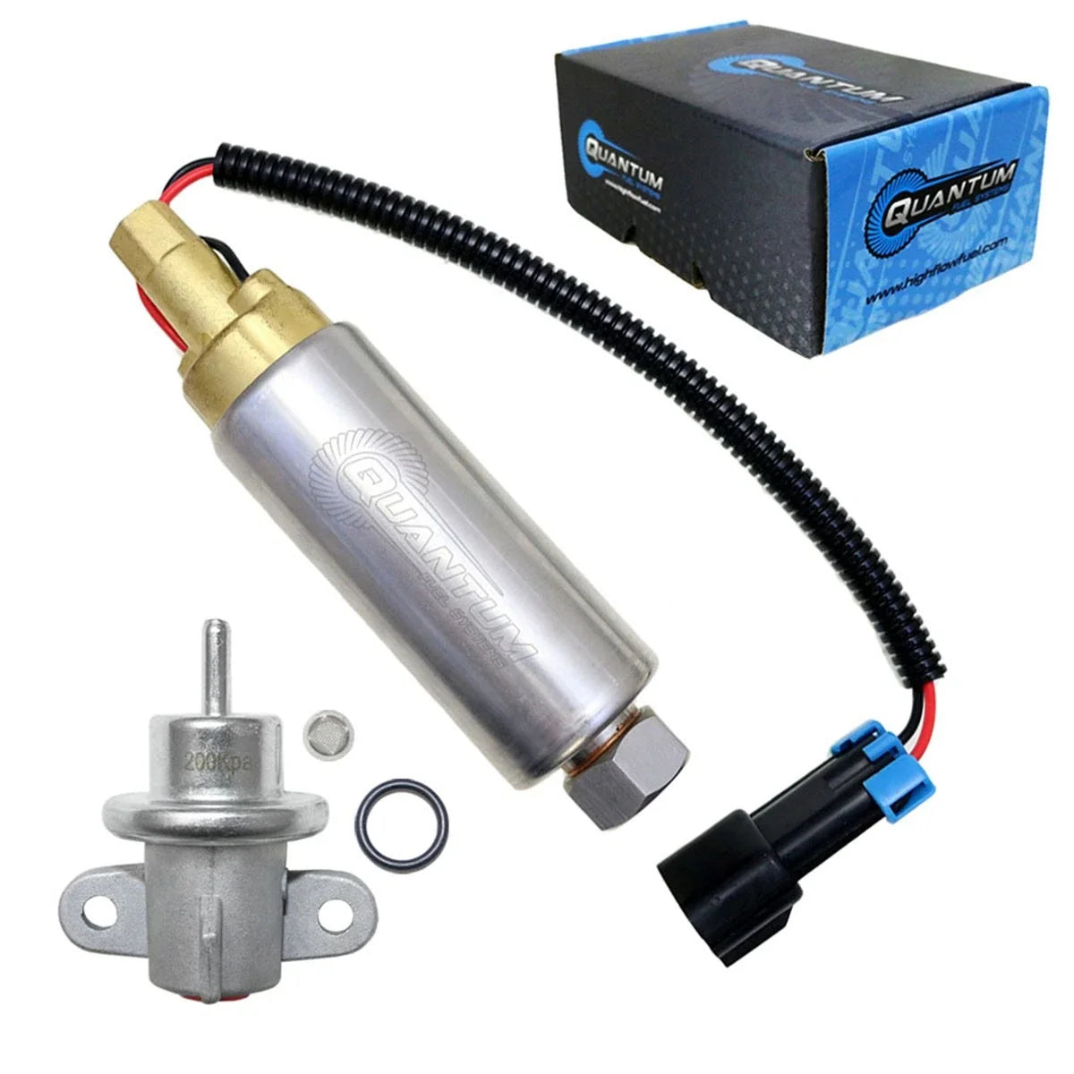 Outboard Fuel Pump + Regulator for Mercury Mercruiser 807949A1 (262 V6 GM 4.3L)