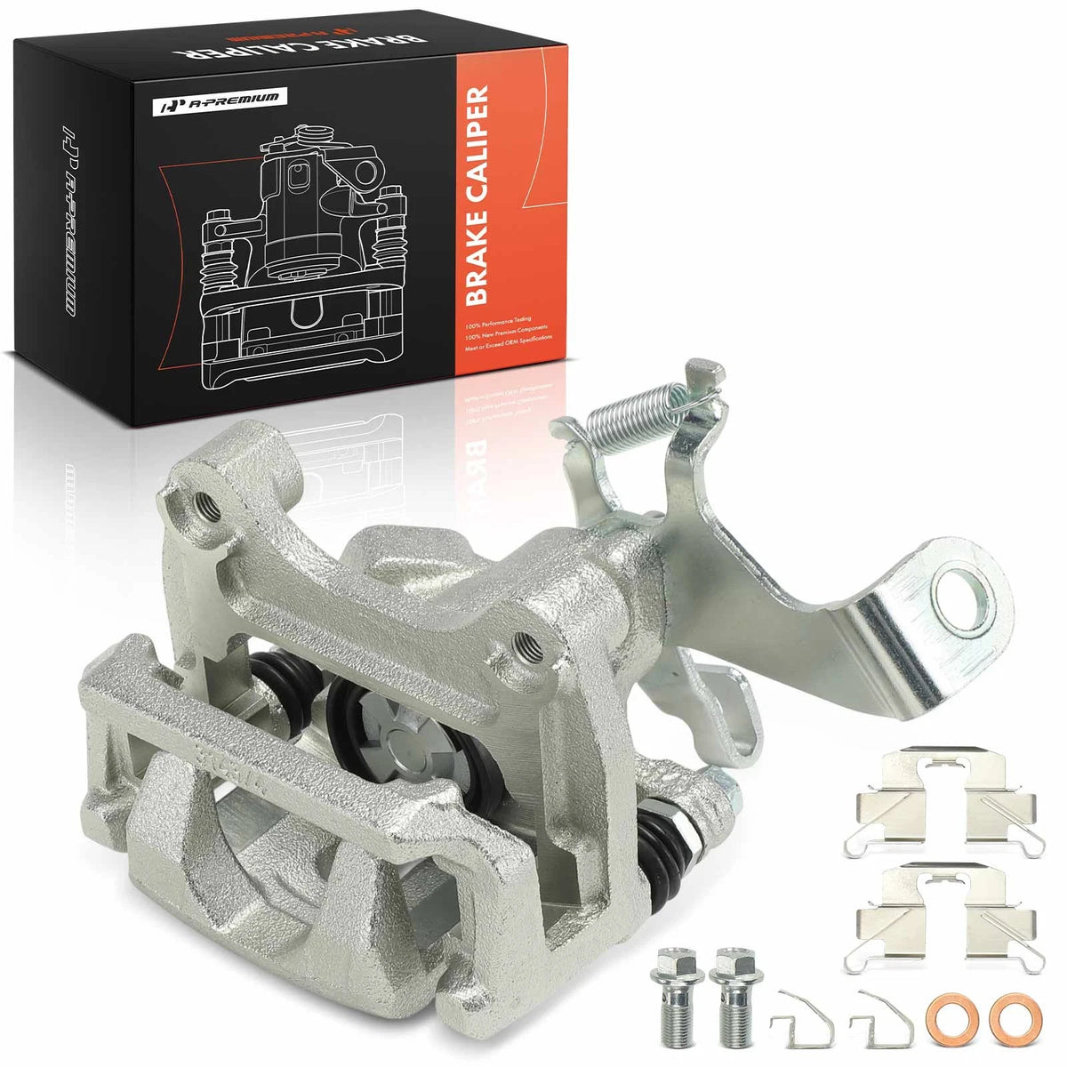 A-Premium Rear Driver Brake Caliper with Bracket for Mazda CX-5 (2013–2015) 19-B7123