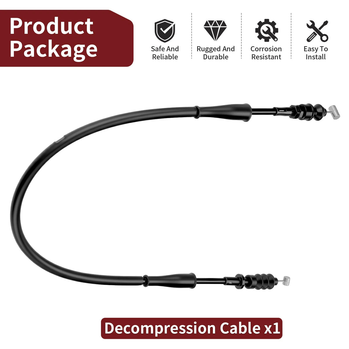 Automatic Decompression Cable for Honda ATC350X TRX350 TRX350D (28291-HA7-671)