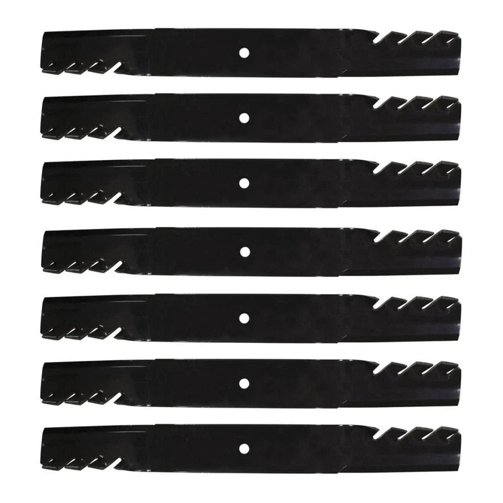 Set of 7 Toothed Blades for Toro Recycler Groundsmaster (Fits 92-5608-03)