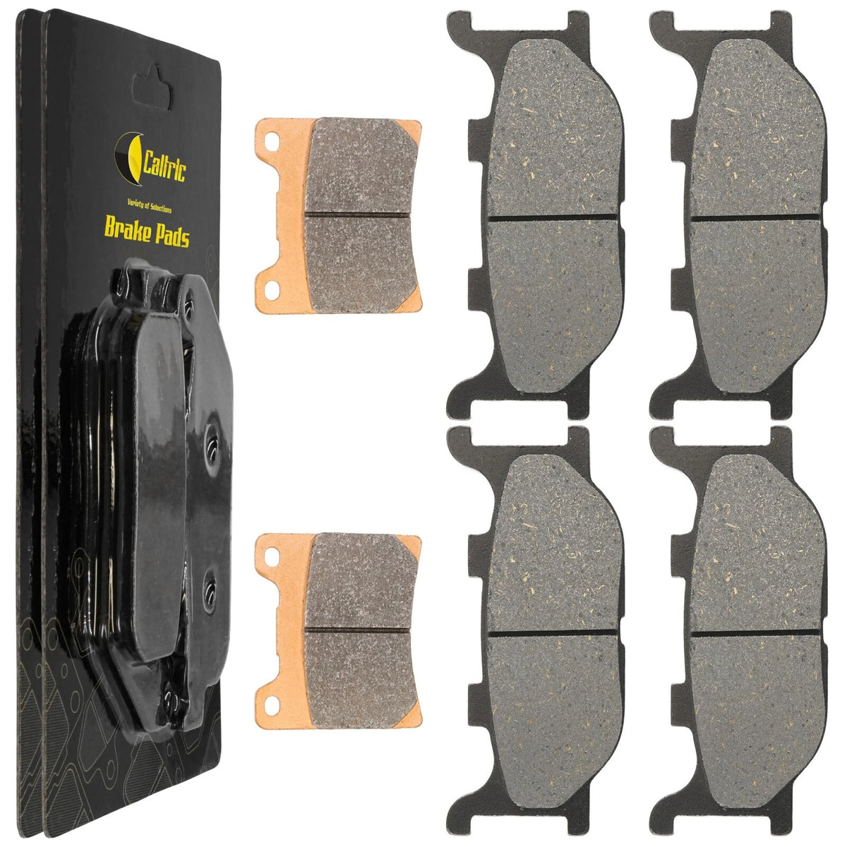 Front and Rear Brake Pads for Yamaha XVS1100 V-Star 1100 (1999–2009) MP143AA2020