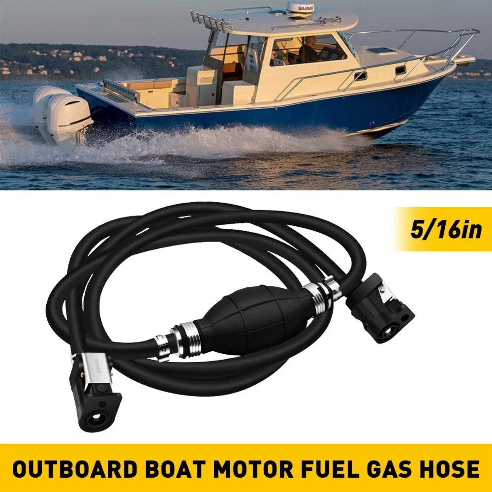 5/16" Outboard Marine Motor Fuel Hose Assembly for