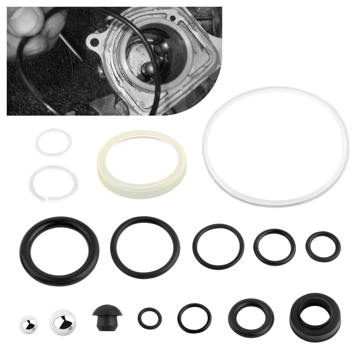 16PCS Floor Jack Repair Sealing Tool Kit for 3 Ton
