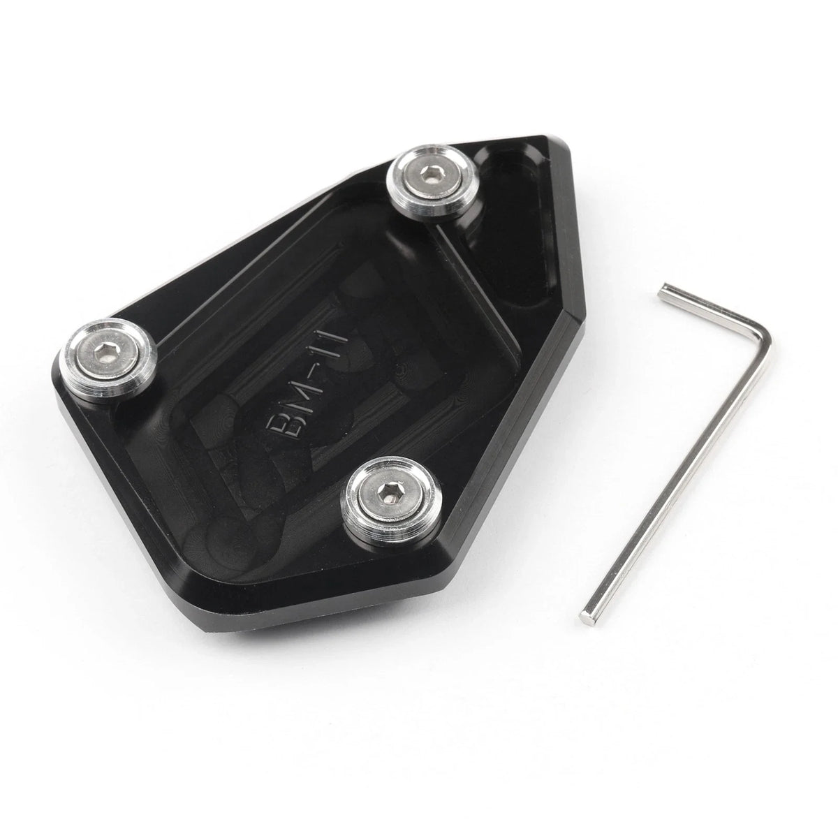 Side Kickstand Pad for BMW R1200GS (2008–2014) - Black