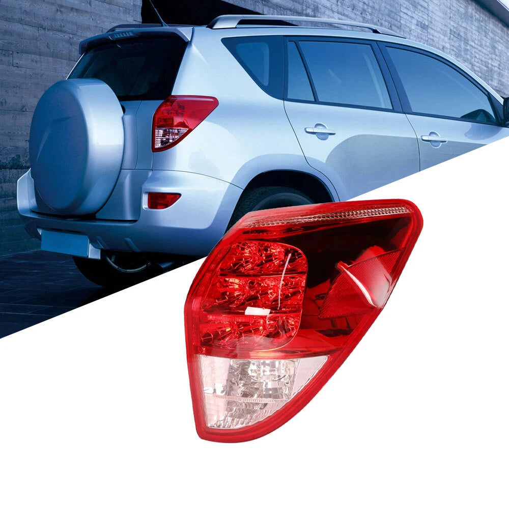 Right Tail Light for Toyota RAV4 (2006–2008) 8155142100 LED Red Chrome