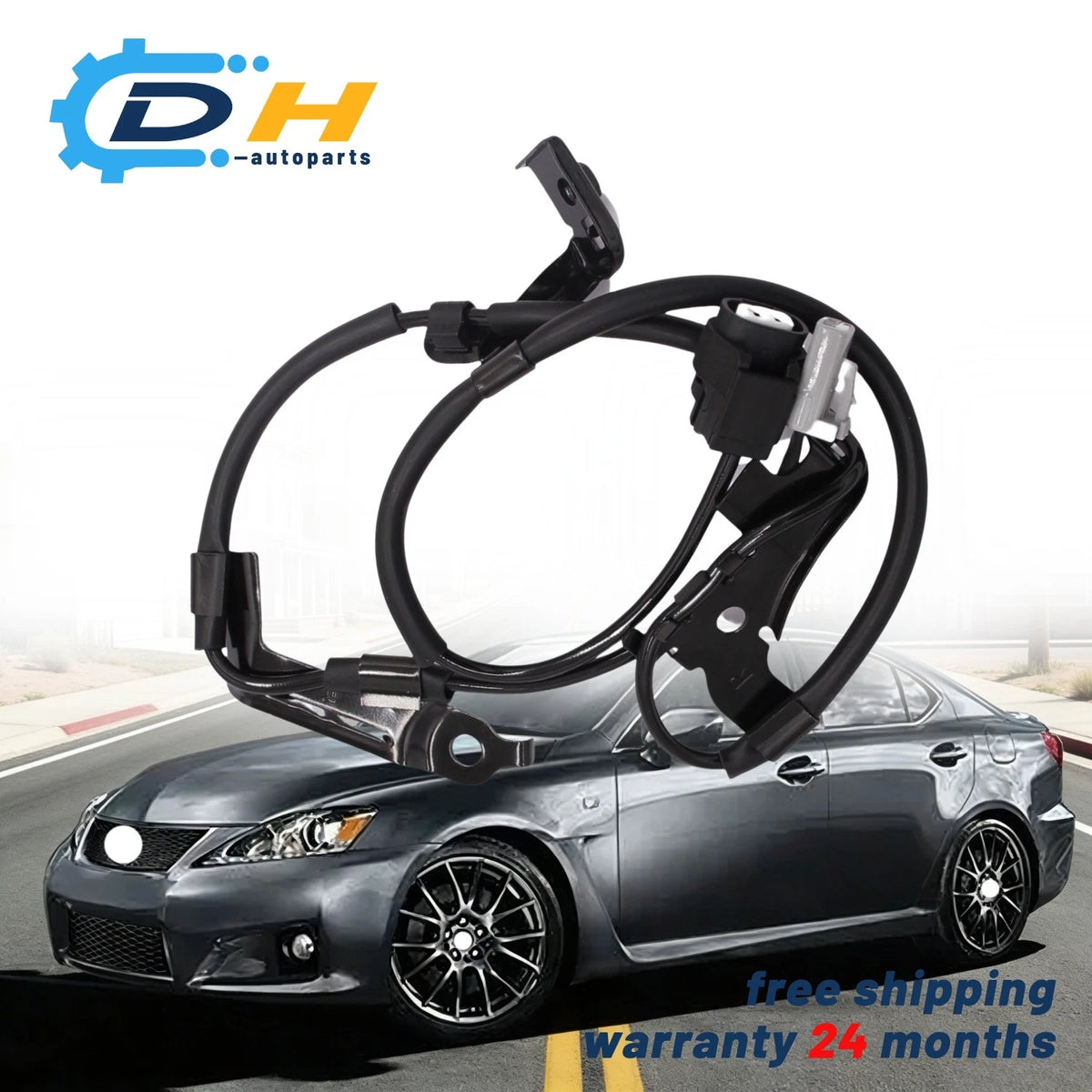 Front Right ABS Sensor Pigtail for Lexus GS350 IS350 (2006–2014) 89516-30020, 89516-30150