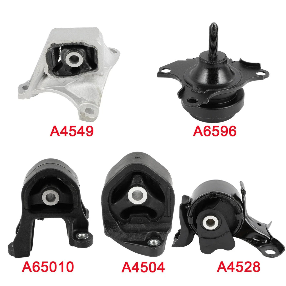 5pcs Engine Motor & Trans Mount for Honda CR-V (2002–2006) L4 2.4L 4WD