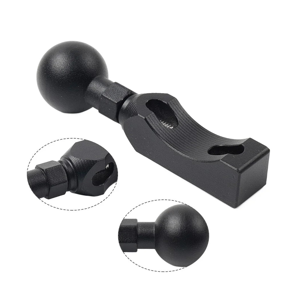 Universal Ball Head Base GPS Phone Holder Bracket Clamp for Motorcycle