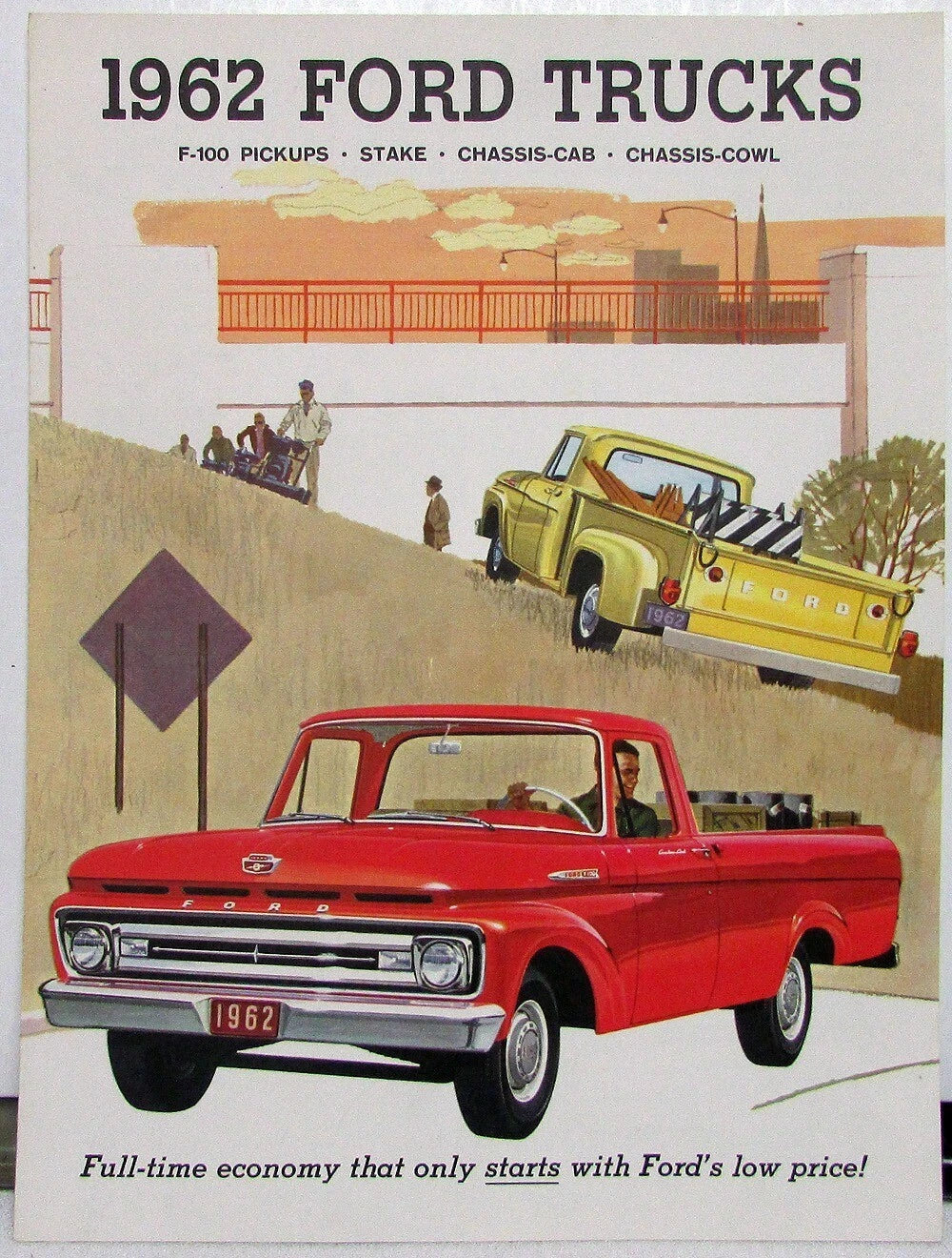 Sales Folder & Specifications for Ford Pickup Truck F 100 (1962)