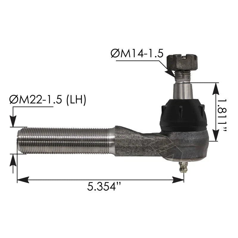 Tie Rod End for Ford (2000–2005) Part# 6C2Z3A131C, ES3203L, R230545