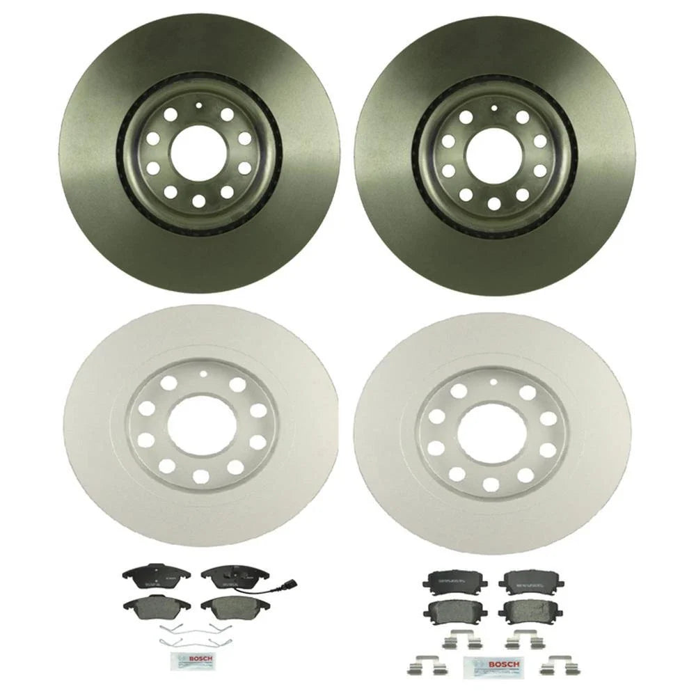 Disc Brake Pad & Rotor Kit for VW (Front & Rear, 312mm/252.8mm)