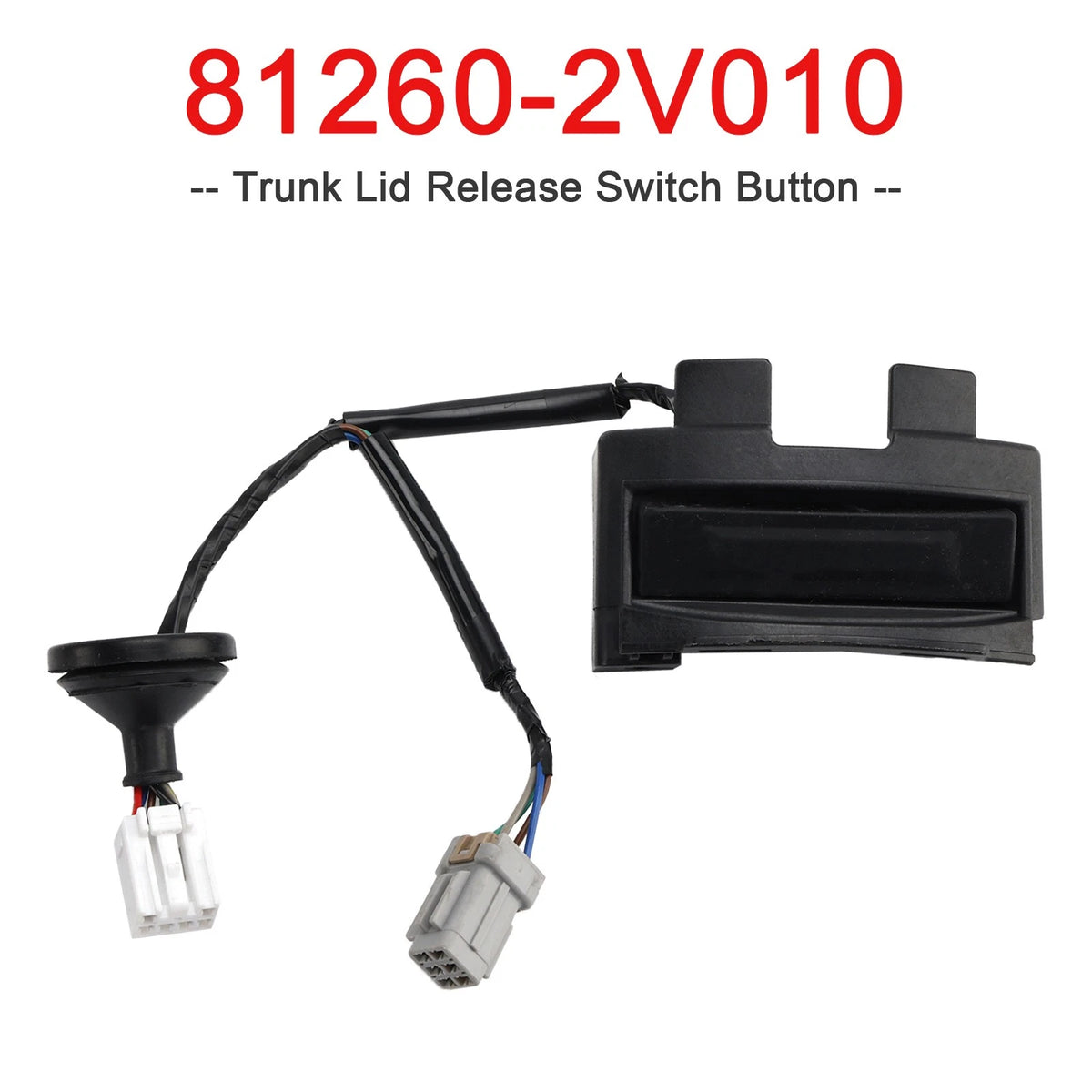 Trunk Lid Release Switch Button for Hyundai Veloster (2012–2017) 812602V010, 81260-2V010