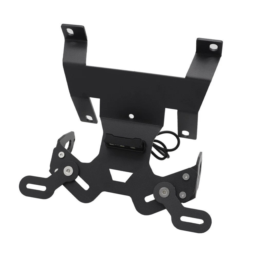 Compact License Plate Holder with LED for Honda CB125R CB150R CB300R (2018–2022)