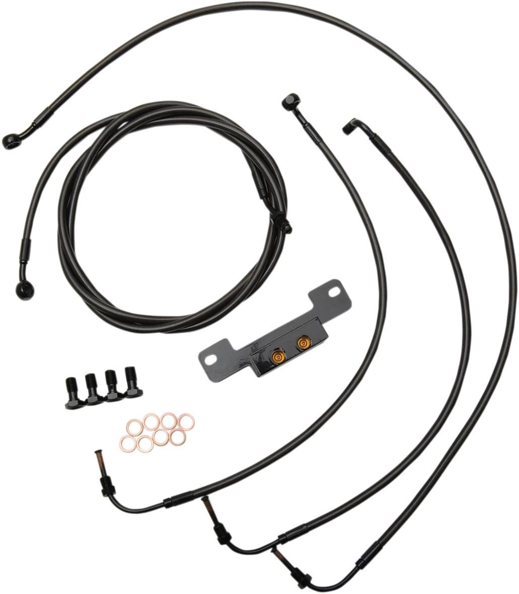 Handlebar Cable/Brake Line Kit for LA Choppers Ape Hanger (15"-17")