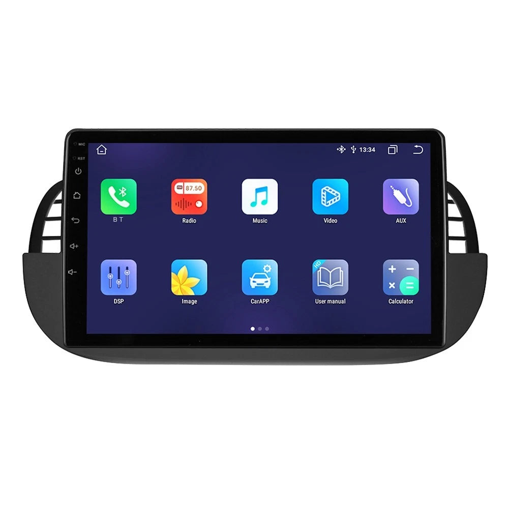 9 Inch Touch Screen Auto Player for Fiat 500