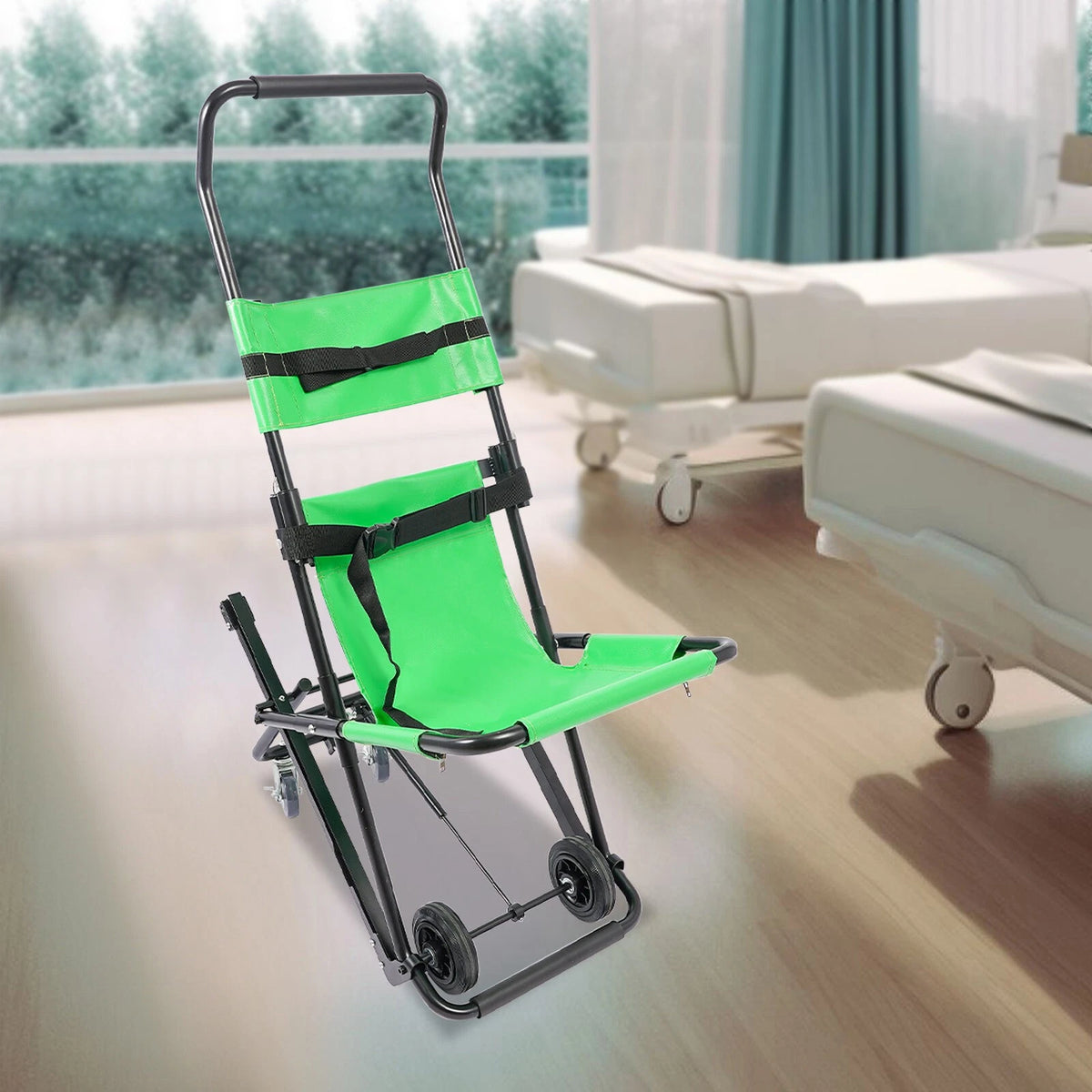 Foldable Emergency Stair Chair for Portable Transport