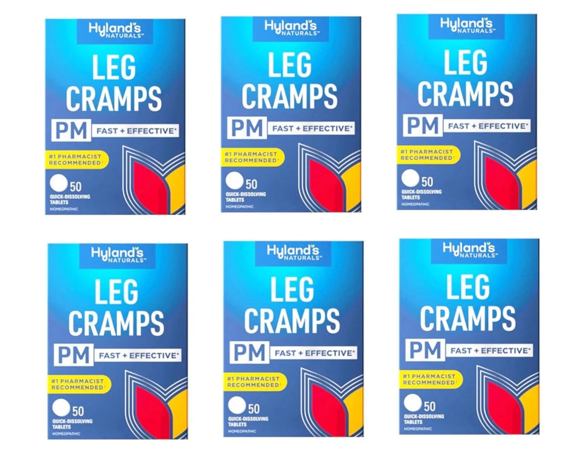 Hyland's Leg Cramps PM Tablets for Relief (Pack of 6)