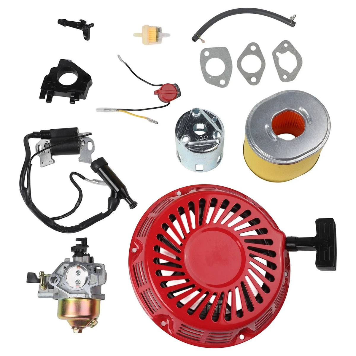 Replacement Carburetor and Recoil Starter Kit for Honda Series Engines