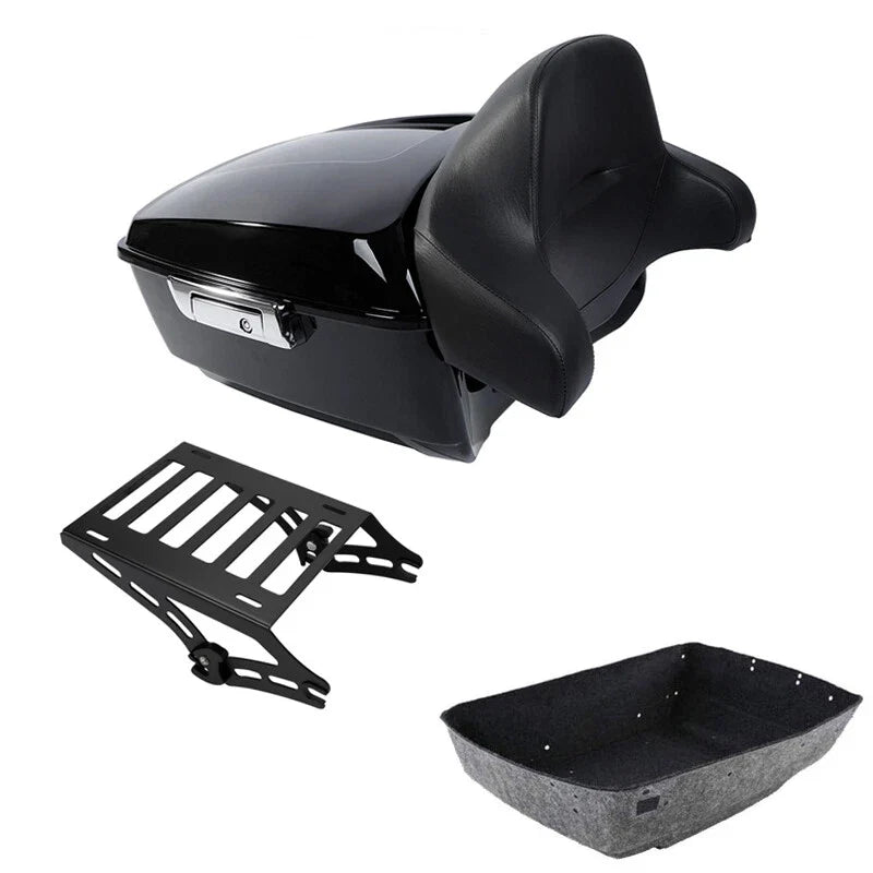 Black King Trunk Pad for Harley Touring Street Glide (2014–2026)