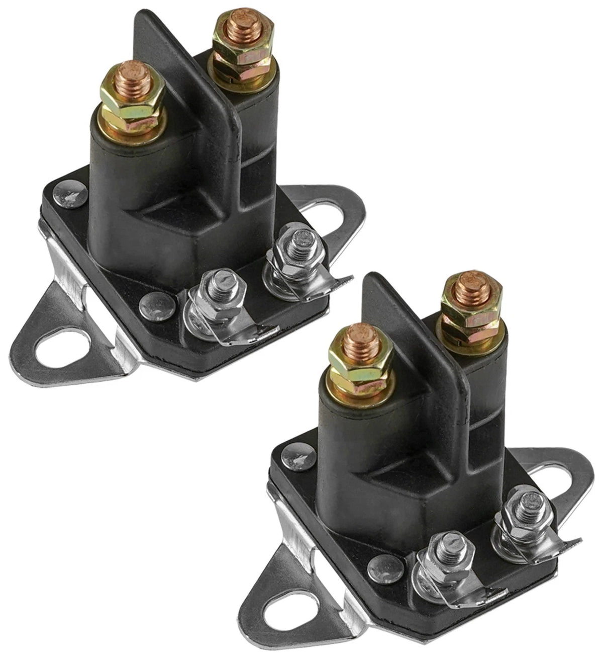 2X 12V Starter Solenoid Relays for Kubota Mower (RE221+RE221 - MD)