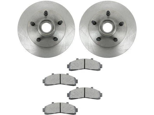 Front Brake Pad and Rotor Kit for Mazda B4000 (1998–2002) NT187KC