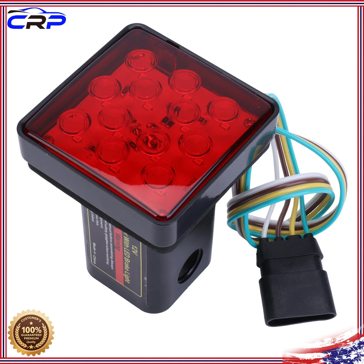 Universal LED Trailer Hitch Receiver Cover for 2" Towing (101005A)