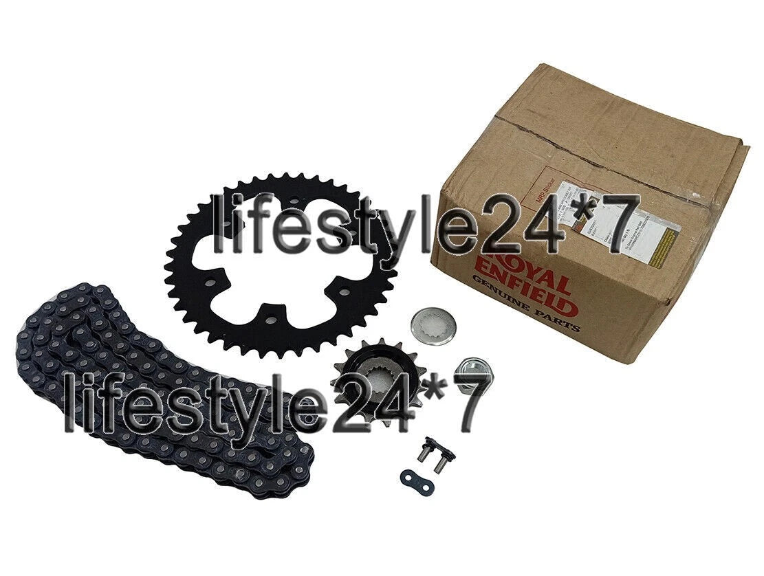 Complete Chain Sprocket Kit for Royal Enfield Meteor 350cc (2020–2023)