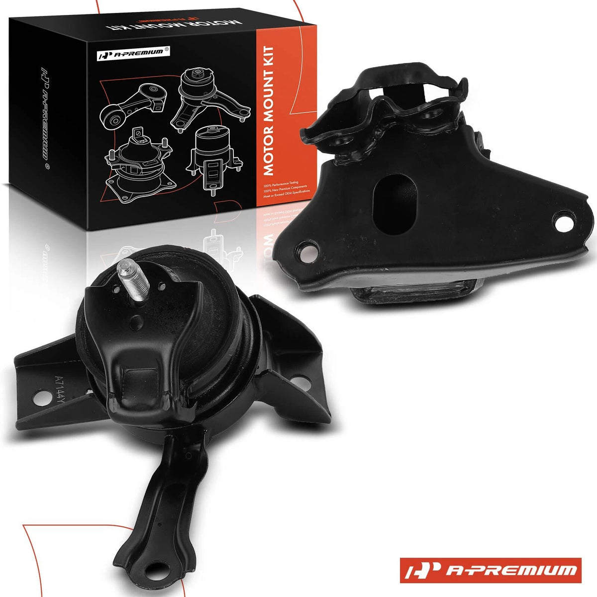 2X Engine Motor & Trans. Mount for Kia Spectra Spectra5 (2000–2009) - 218102F560, 218102F751, 218302F300