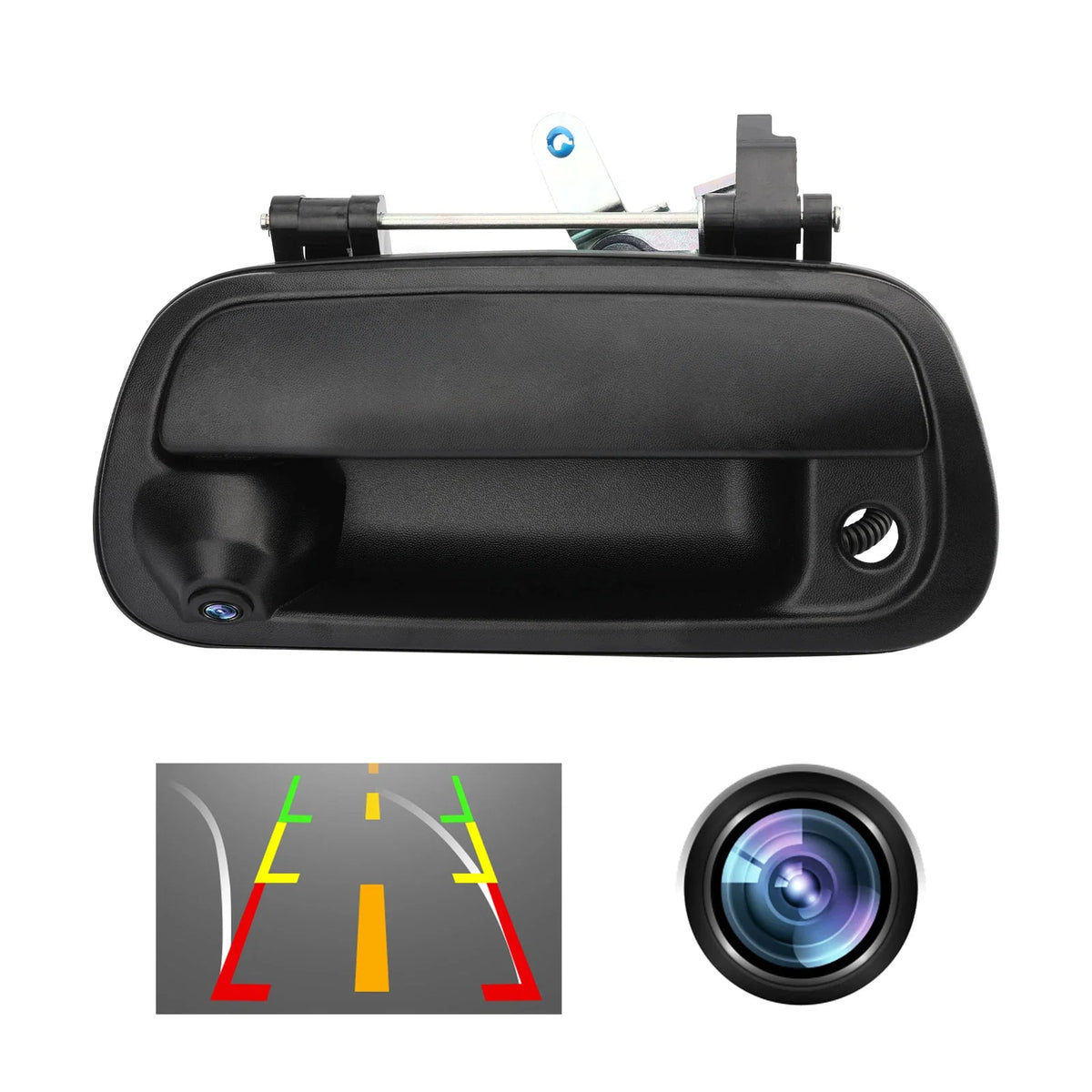 Tailgate Handle with Rear Backup Camera & Wiring Harness for Toyota Tundra (2000–2006)
