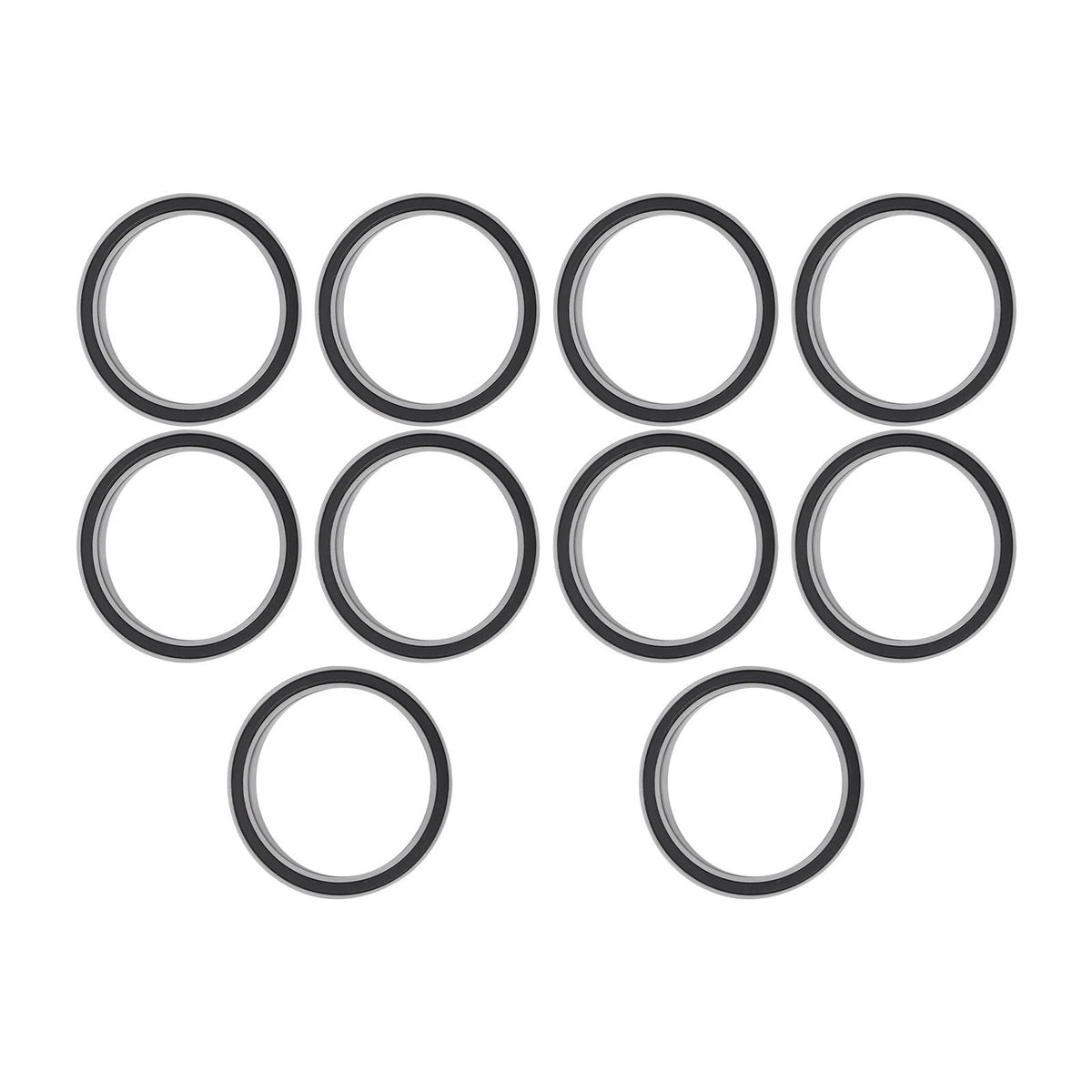 10 Pack Rubber Sealed 35mm Ball Bearings 6707-2RS