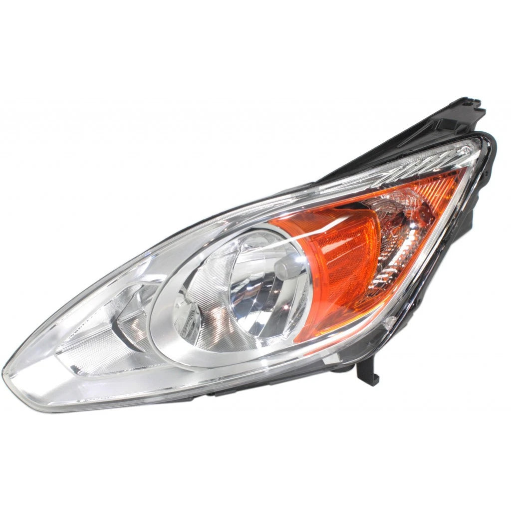 Headlight Assembly for Ford C-Max (2013–2016) - Driver Side Chrome Halogen, LLX-FO2502314C-CL360A70, FO2502314
