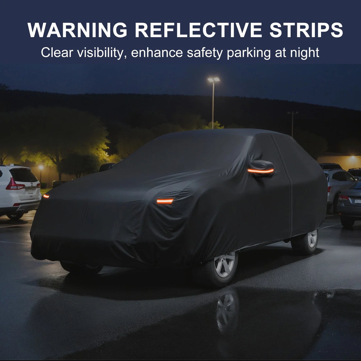 Waterproof Car Cover with Driver Door Zipper for Hyundai Tucson