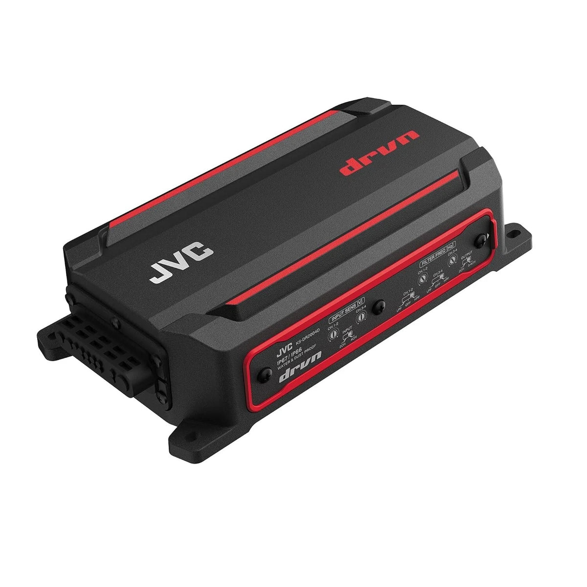 JVC KS-DR2004D Compact 4-Channel Digital Amplifier for Automotive (C12)