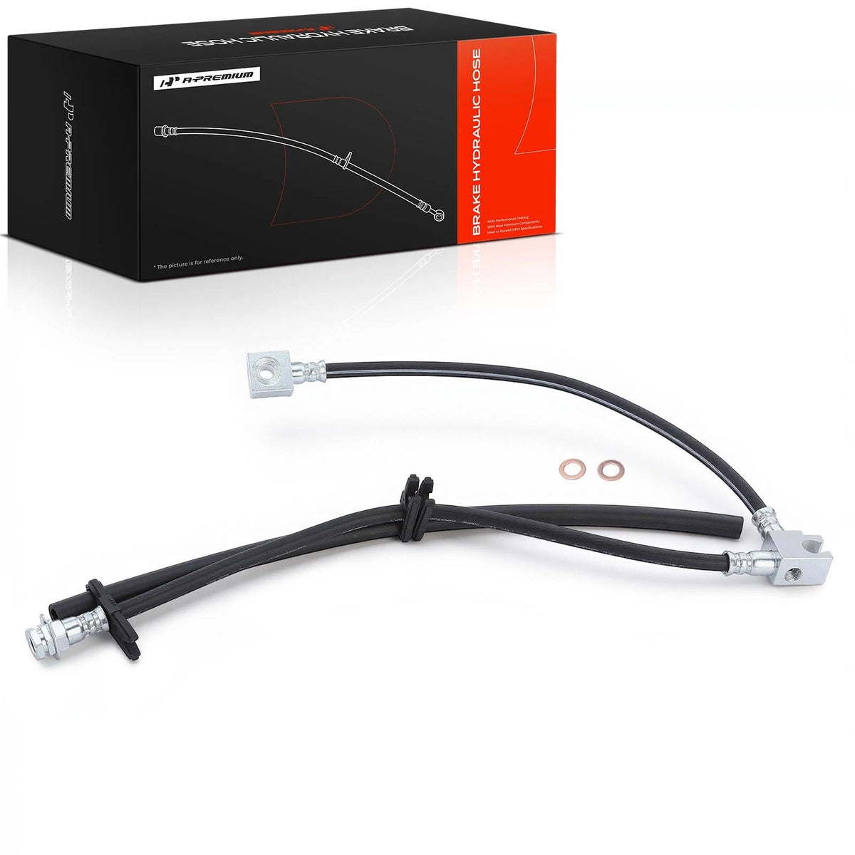 Rear Left Brake Hydraulic Hose for Ford E-150 E-450 (2007–2014) 6C2Z2A442CB, 2202991