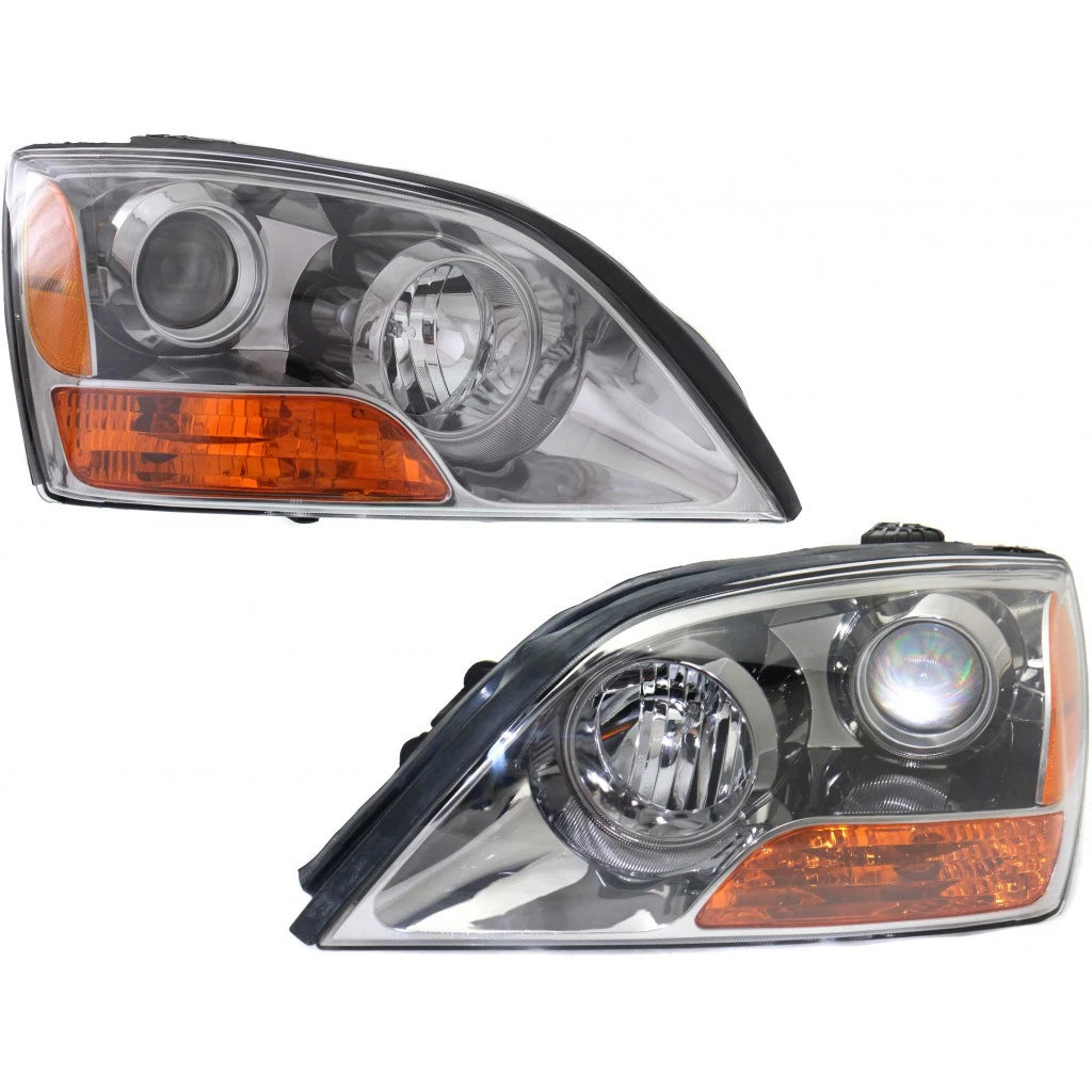 Headlight Assembly Pair for Kia Sorento (2007) PLX-M1-322-1126L-AS7, KI2502126, KI2503126