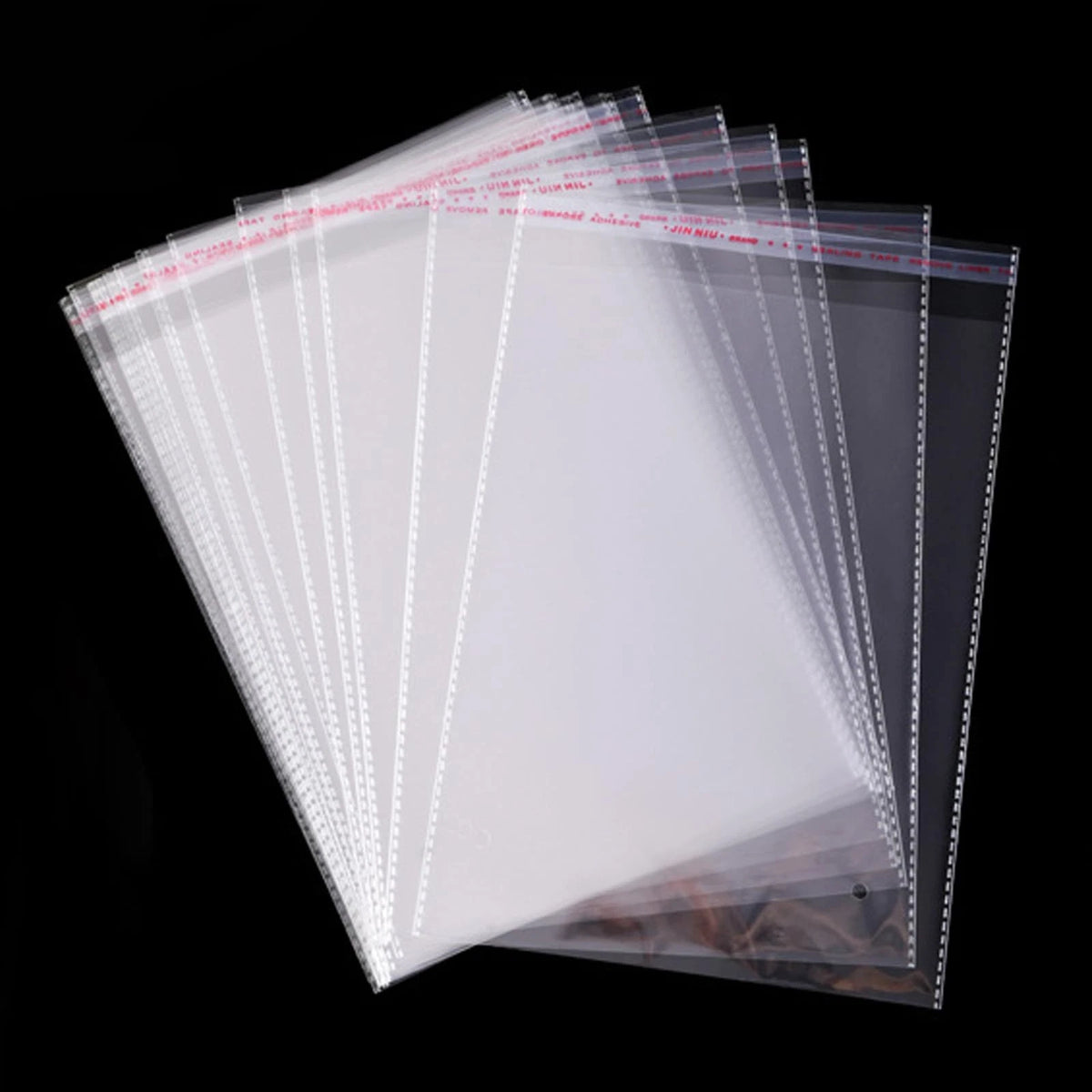Pack of 100 Clear Cellophane Bags 9x12 Inch