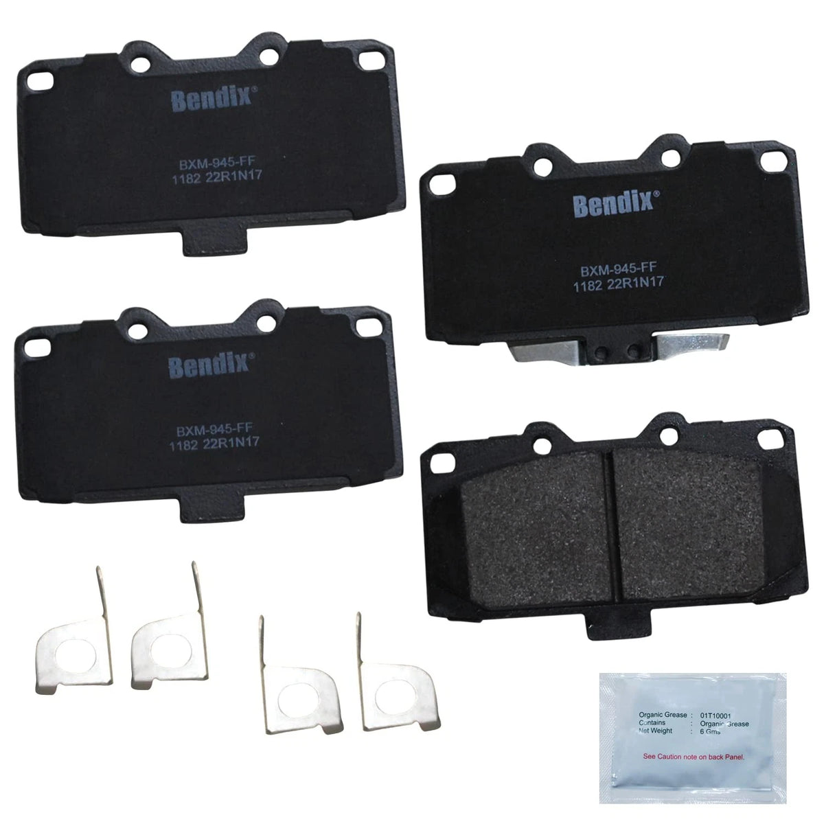 SemiMetallic Front Brake Pads for Subaru Impreza (2006–2007)