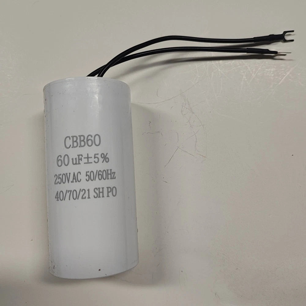 60MFD Wire Motor Run Capacitor CBB60 for HVAC (250VAC, 50/60Hz)