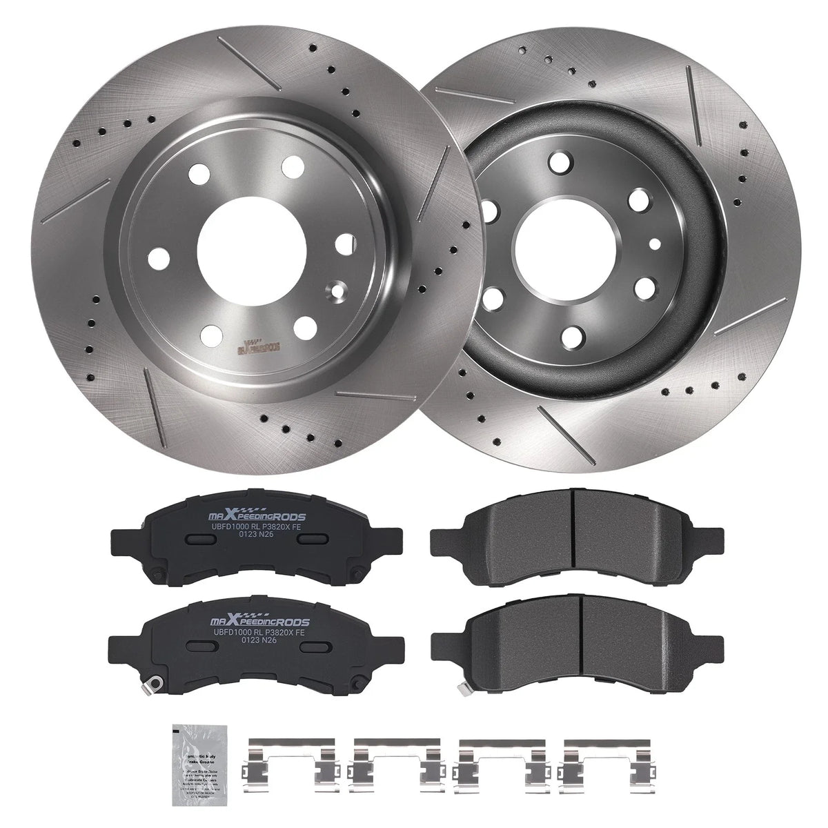 Front Brake Rotors & Pads Set for Buick Enclave (2008–2017), Saturn Outlook (2007–2010)